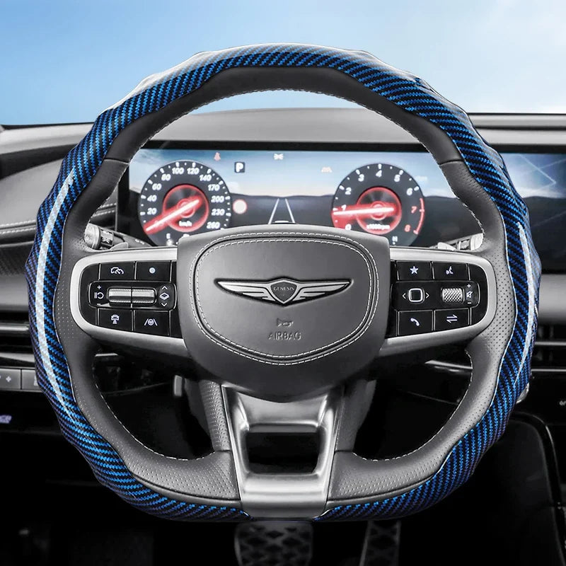 Genesis Carbon Fibre Snap-On Steering Wheel Cover