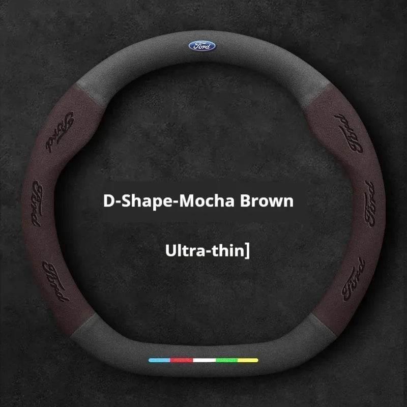 Ford Suede Steering Wheel Cover