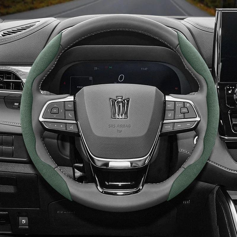 Toyota Crown Suede Steering Wheel Cover