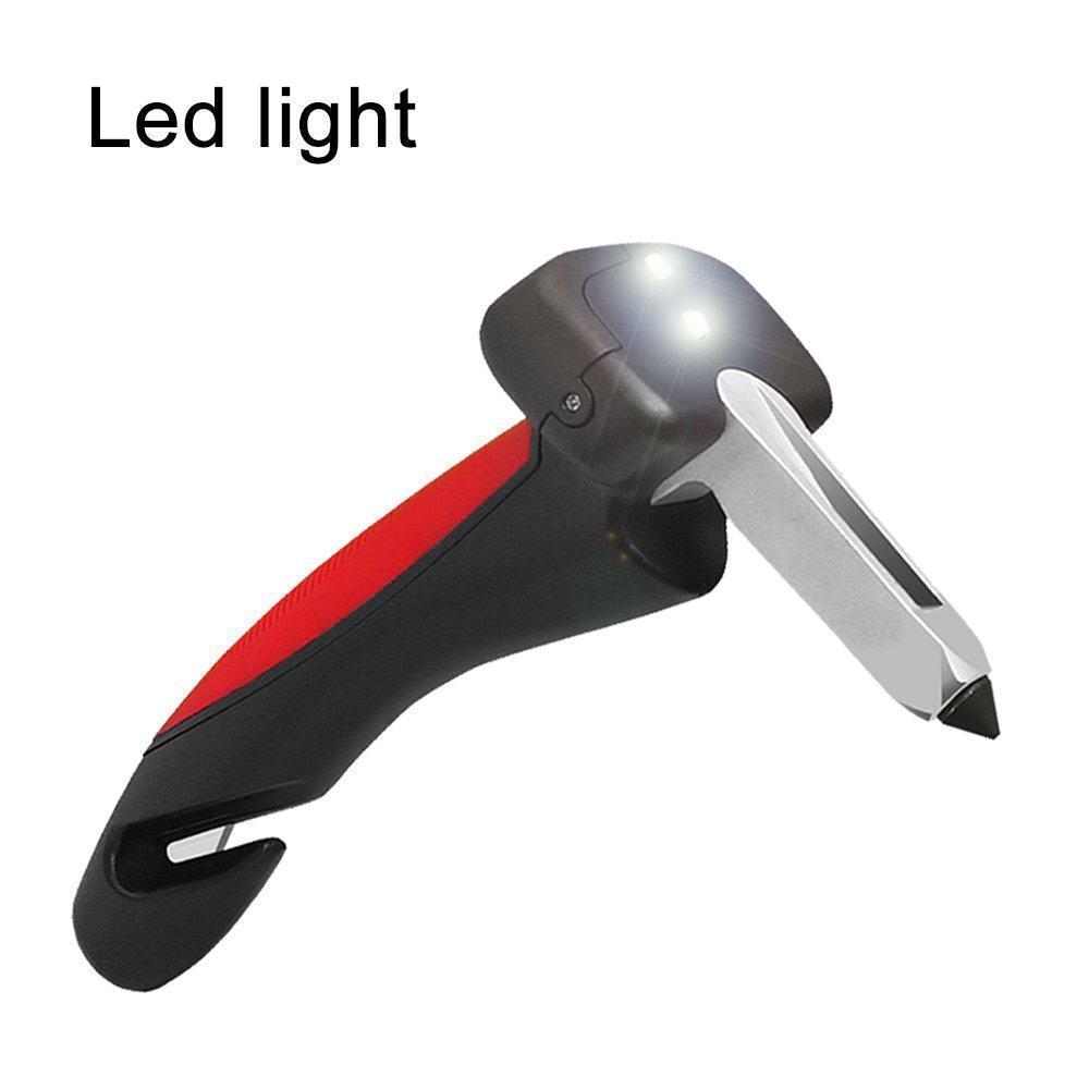 4-in-1 Car Escape Hammer & Door Handle