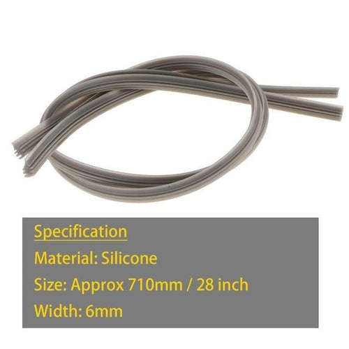 2Pcs 710mm Car Auto Vehicle Soft Silicone Refills For Window Wiper Blades