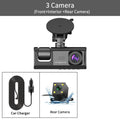 Three-Channel Car DVR HD Dash Cam