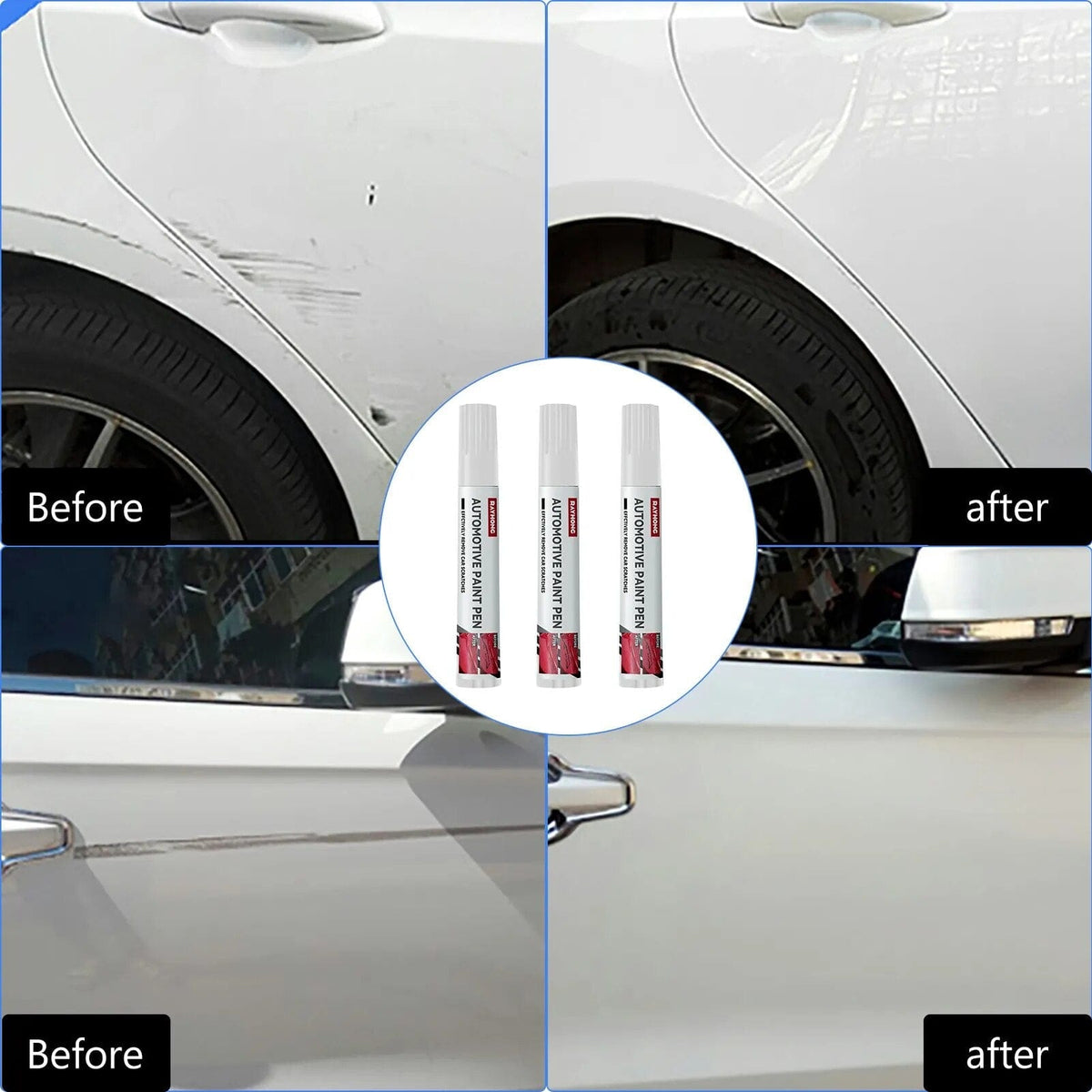 Car Scratch Repair Pen, Car Scratch Remover Pen, Car Touch Up Paint Easy Repair