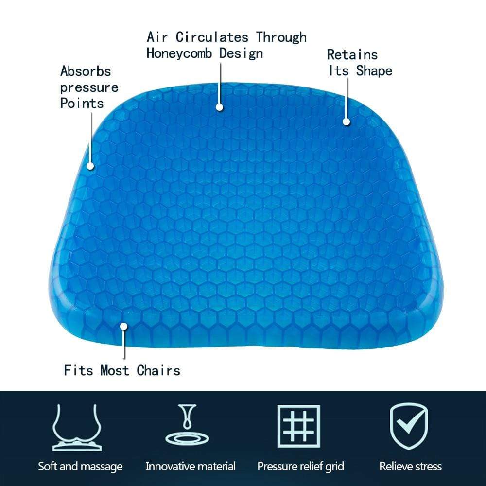 Honeycomb Breathable Cooling Gel Cushion