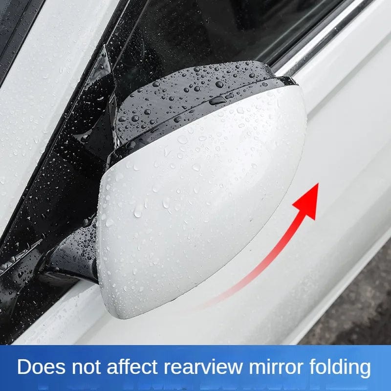 Car Side-View Mirror Rain Visor with Blind Spot Mirror