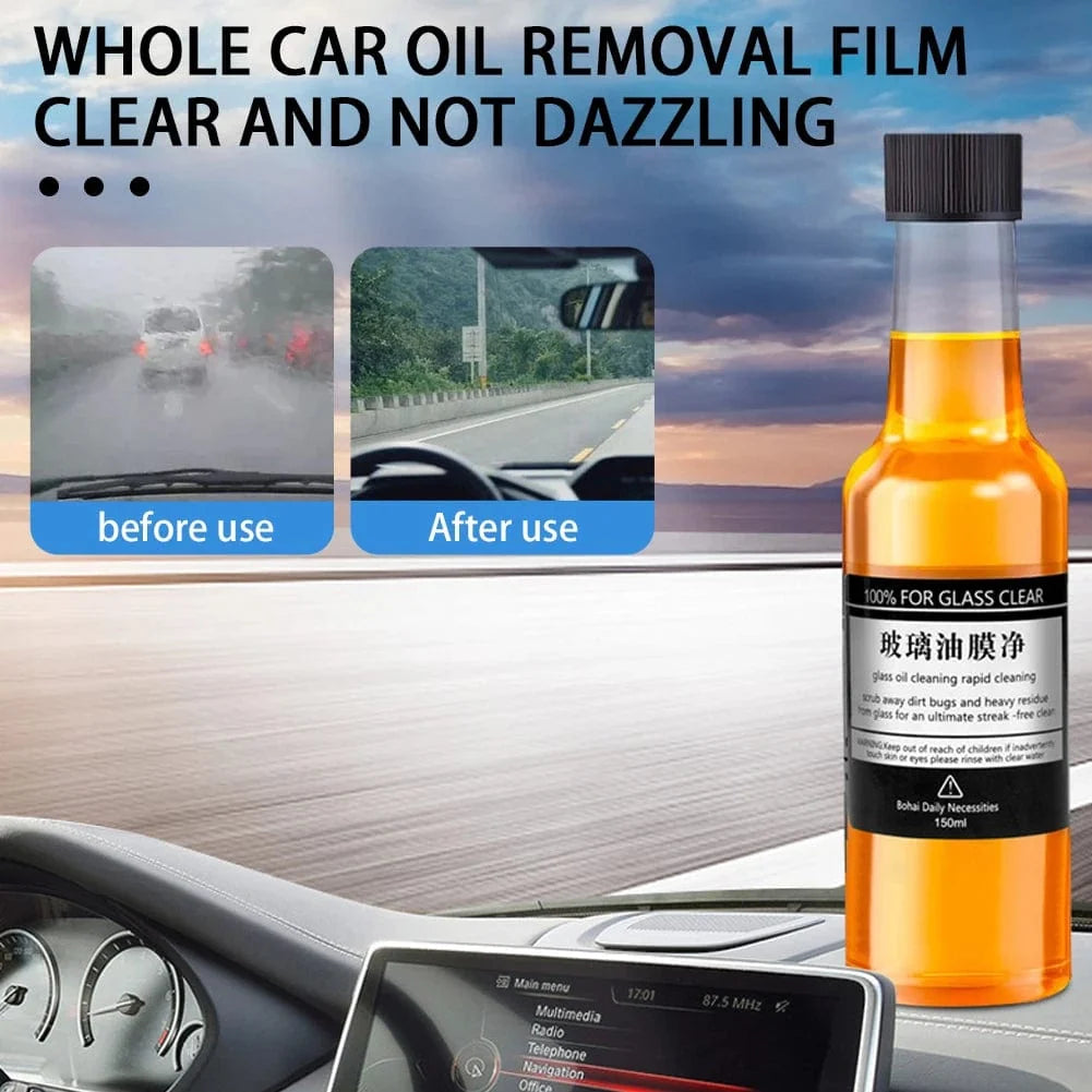 Car Windshield Glass Oil Film Remover