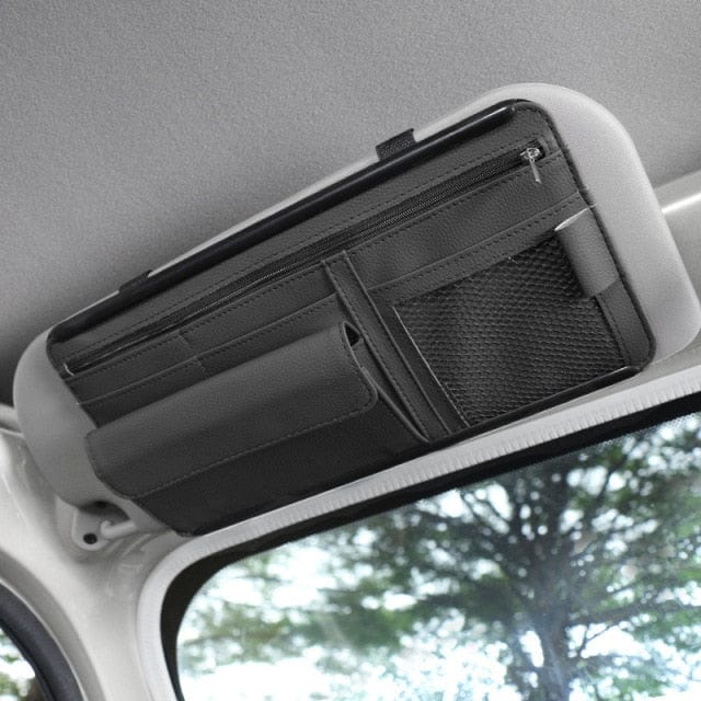 Car Sun Visor Storage Organizer