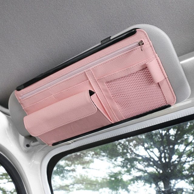 Car Sun Visor Storage Organizer