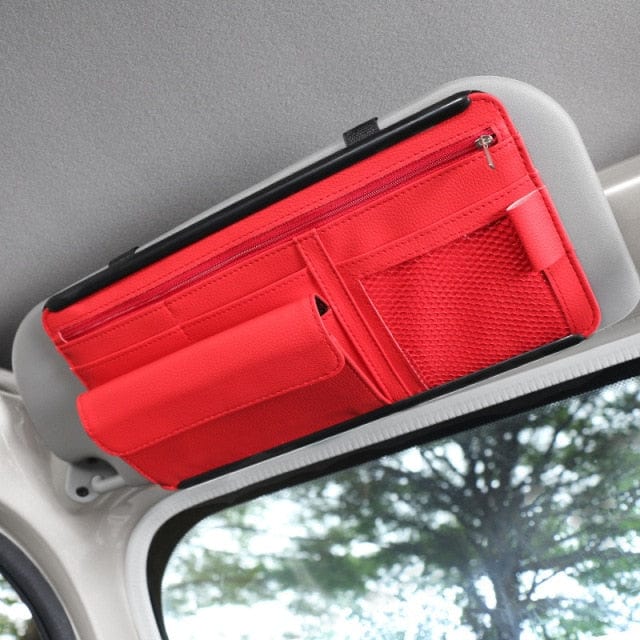 Car Sun Visor Storage Organizer