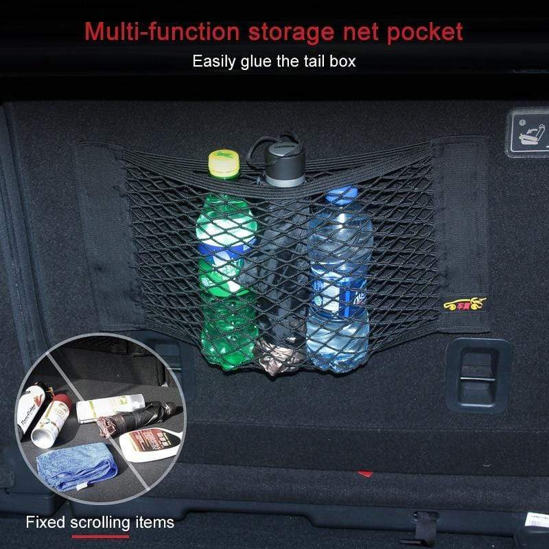 Elastic Car Net Trunk Organizer