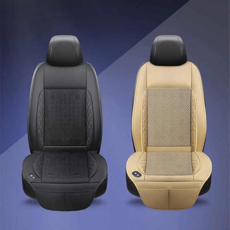 12V Ventilated Cooling Car Seat Cushion for Front Seat with 8/16 Turbo Fans, Adjustable Temperature Comfortable Car Seat Cover
