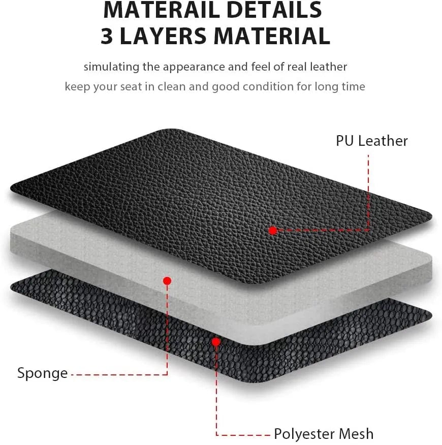 PU Leather Front Car Seat Covers, Fashion Style High Back Bucket Car Seat Cover, Auto Interior Car Seat Protector