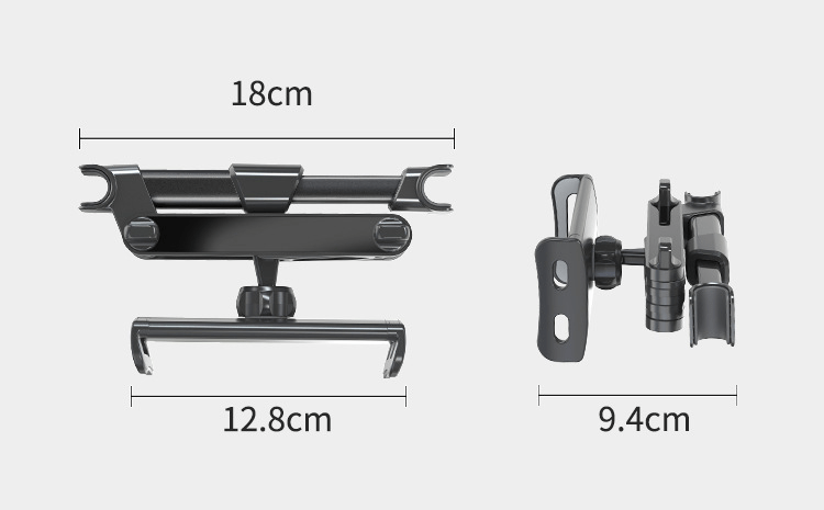 Flexible 360° Rotatable Car Back Seat Tablet Phone Mounting Bracket