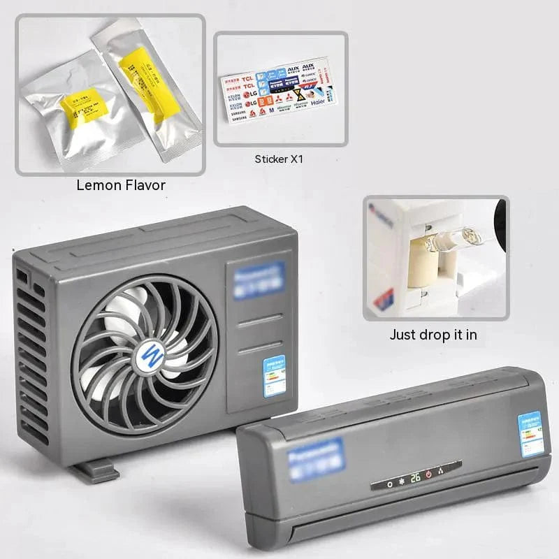 Solar-Powered Aroma Enhancer & Decorative Mini Air Conditioner