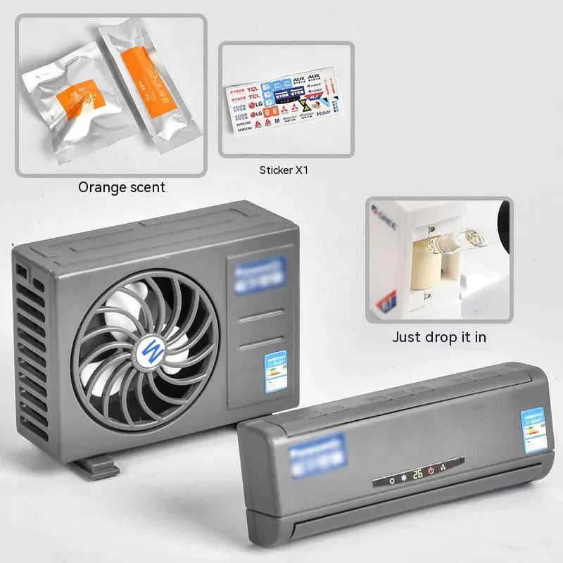 Solar-Powered Aroma Enhancer & Decorative Mini Air Conditioner