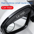 Car Side-View Mirror Rain Visor with Blind Spot Mirror