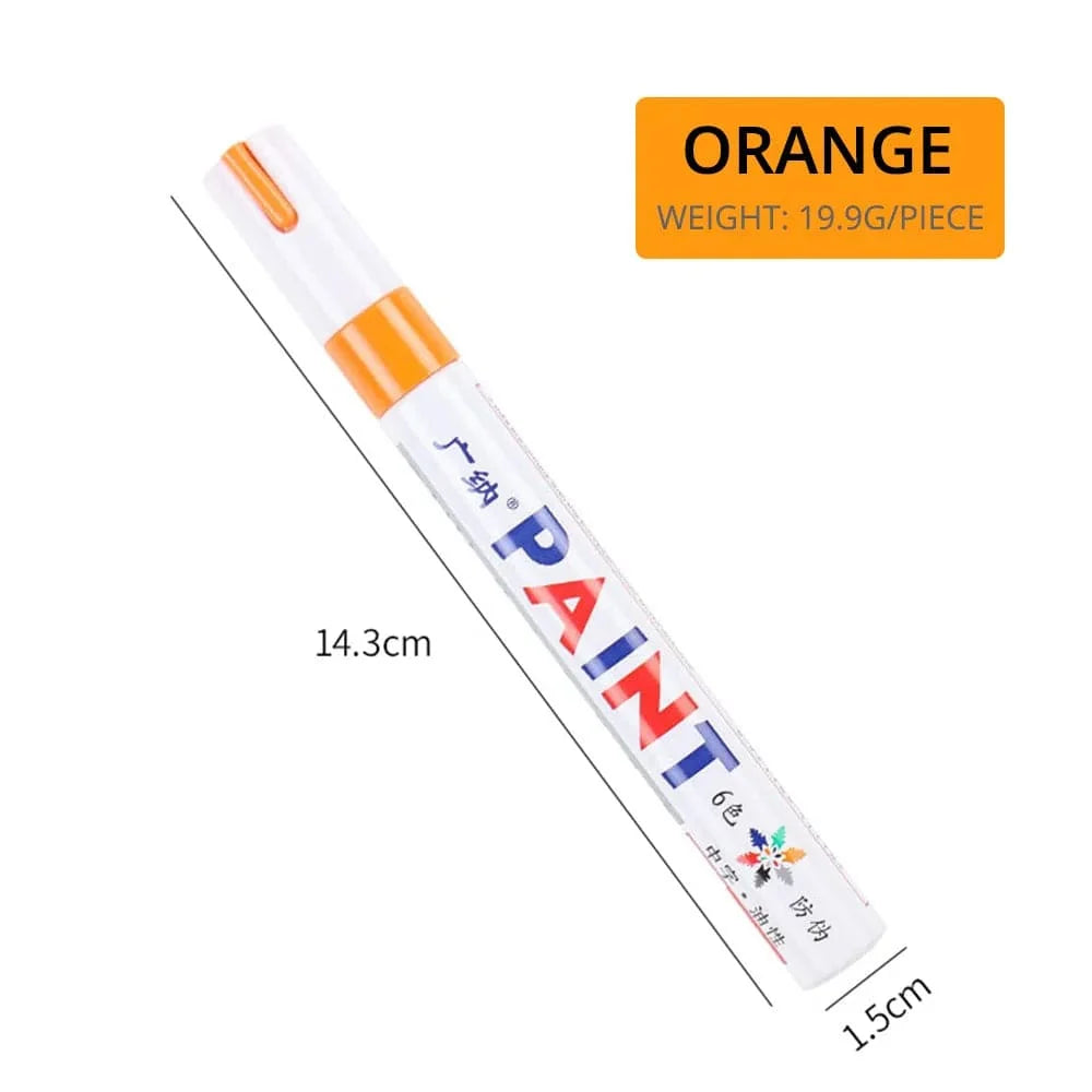 Precision Tire Marker Pens, Waterproof Permanent Paint Markers for Car Tires Lettering