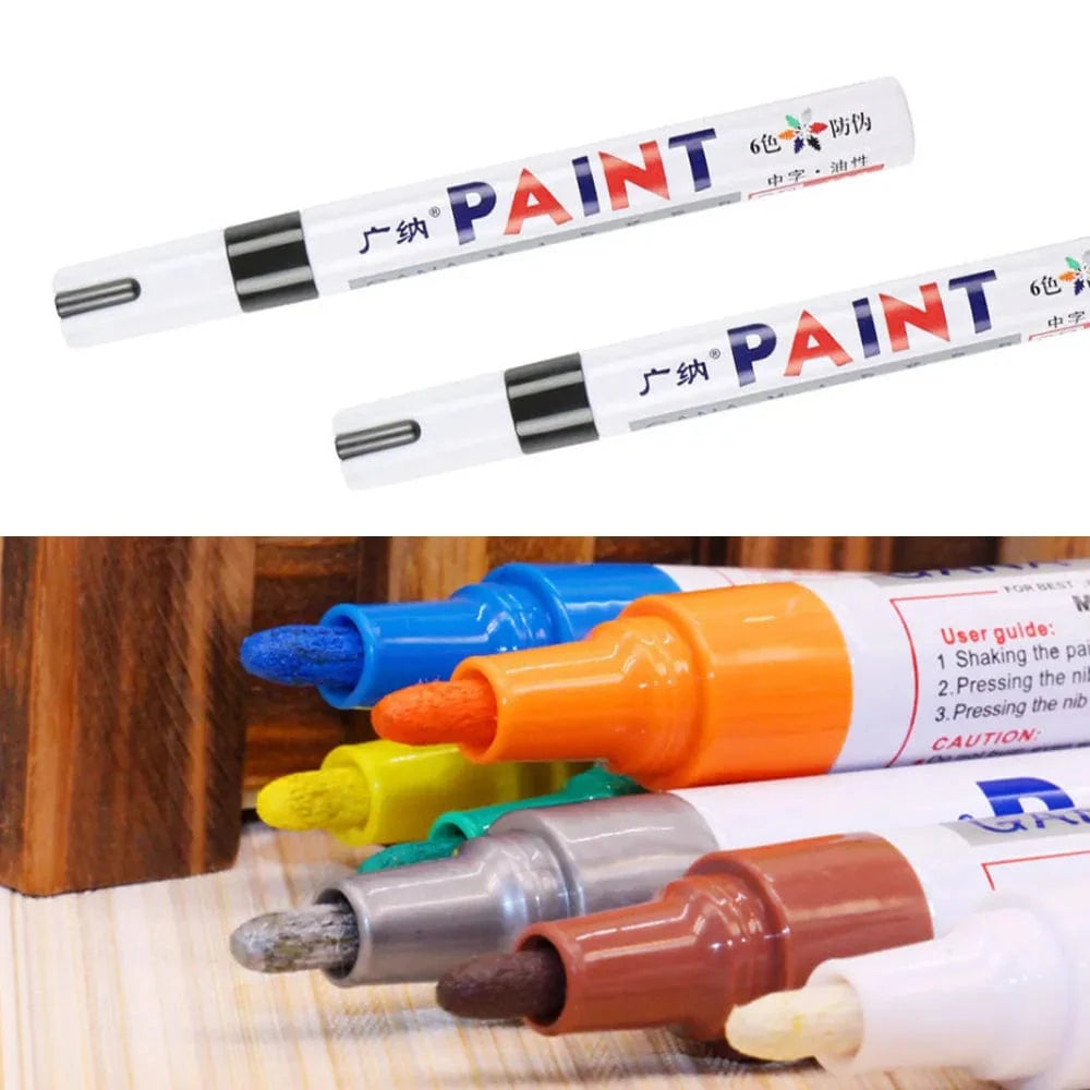 Precision Tire Marker Pens, Waterproof Permanent Paint Markers for Car Tires Lettering