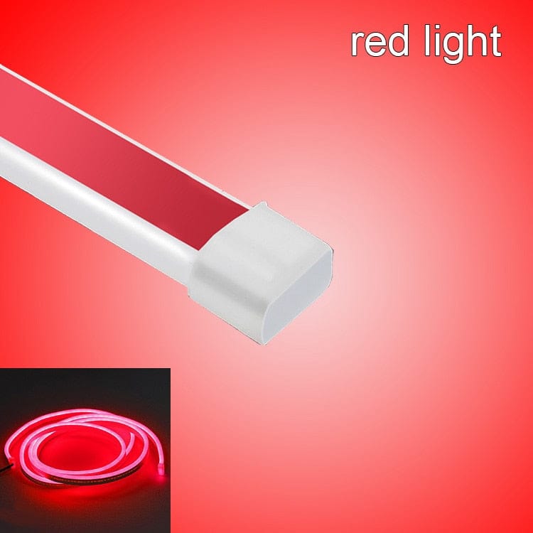 Start Scan 12V LED Car Light Strip: Day/Night Hood & Tail Styling with Fuse