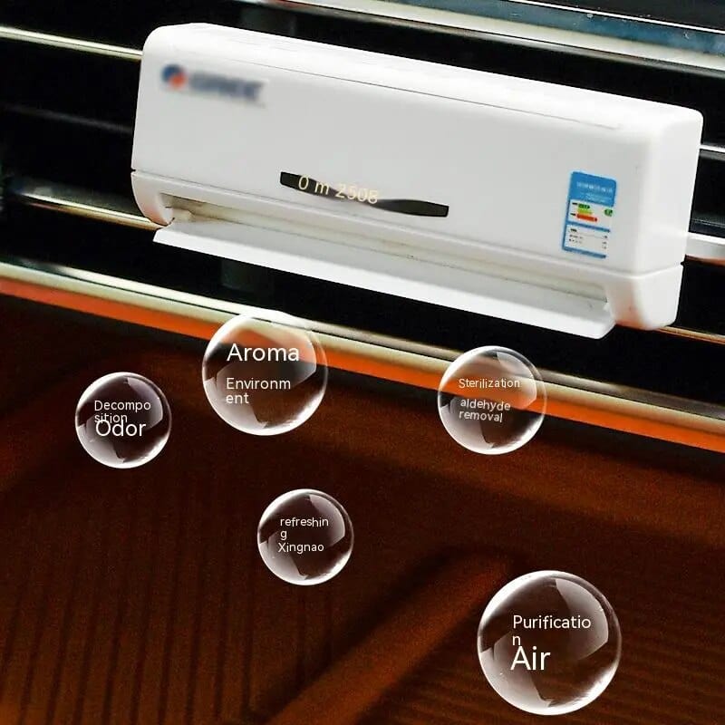 Solar-Powered Aroma Enhancer & Decorative Mini Air Conditioner