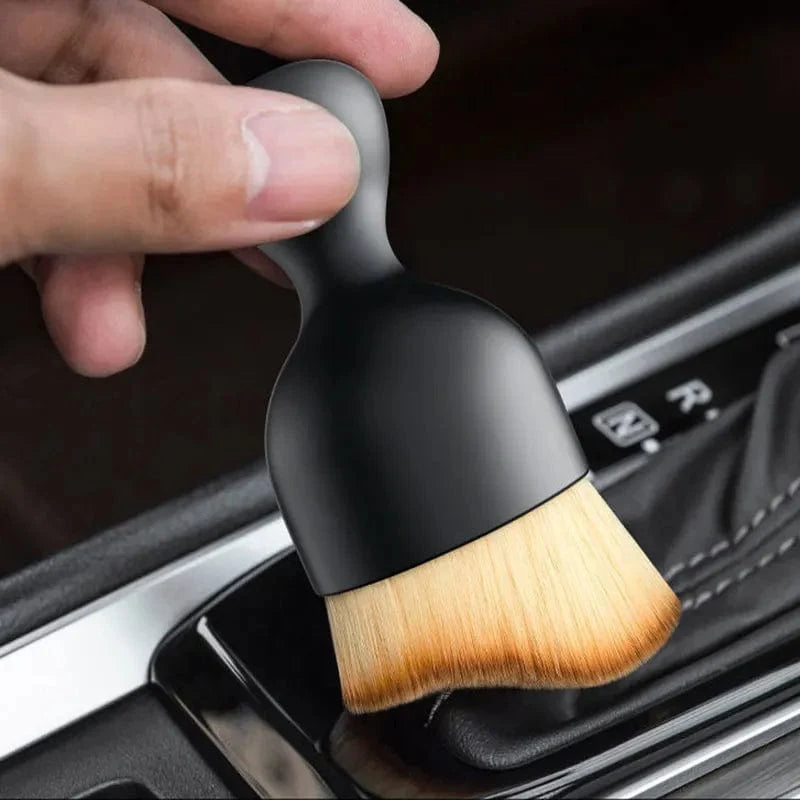 Car Interior Detailing Brush, Soft Bristles Cleaning Brush, Auto Detail Car Dash Duster Brush for Automotive Dashboard, Air Conditioner Vents, Leather, Scratch Free