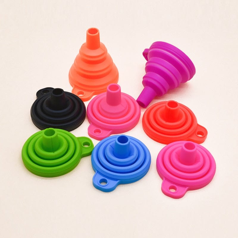 Collapsible Foldable Silicone Funnel
