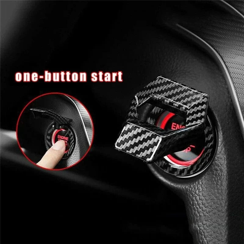 Car Start-Stop Button Decorative Cover – Elevate Your Vehicle Interior with Style