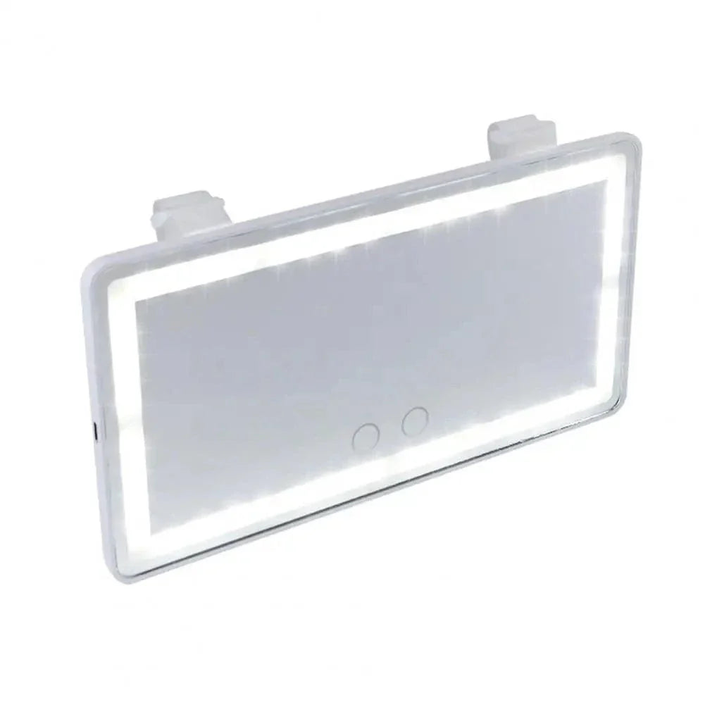 Adjustable LED Car Visor Makeup Mirror