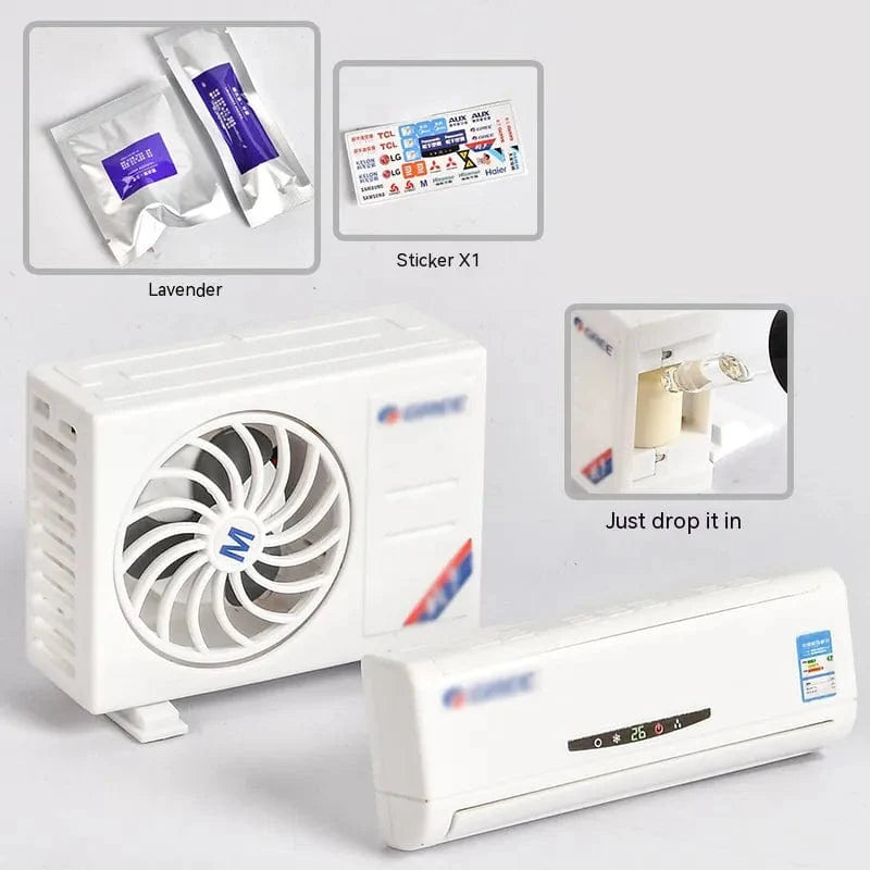 Solar-Powered Aroma Enhancer & Decorative Mini Air Conditioner