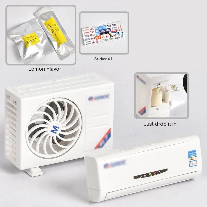 Solar-Powered Aroma Enhancer & Decorative Mini Air Conditioner