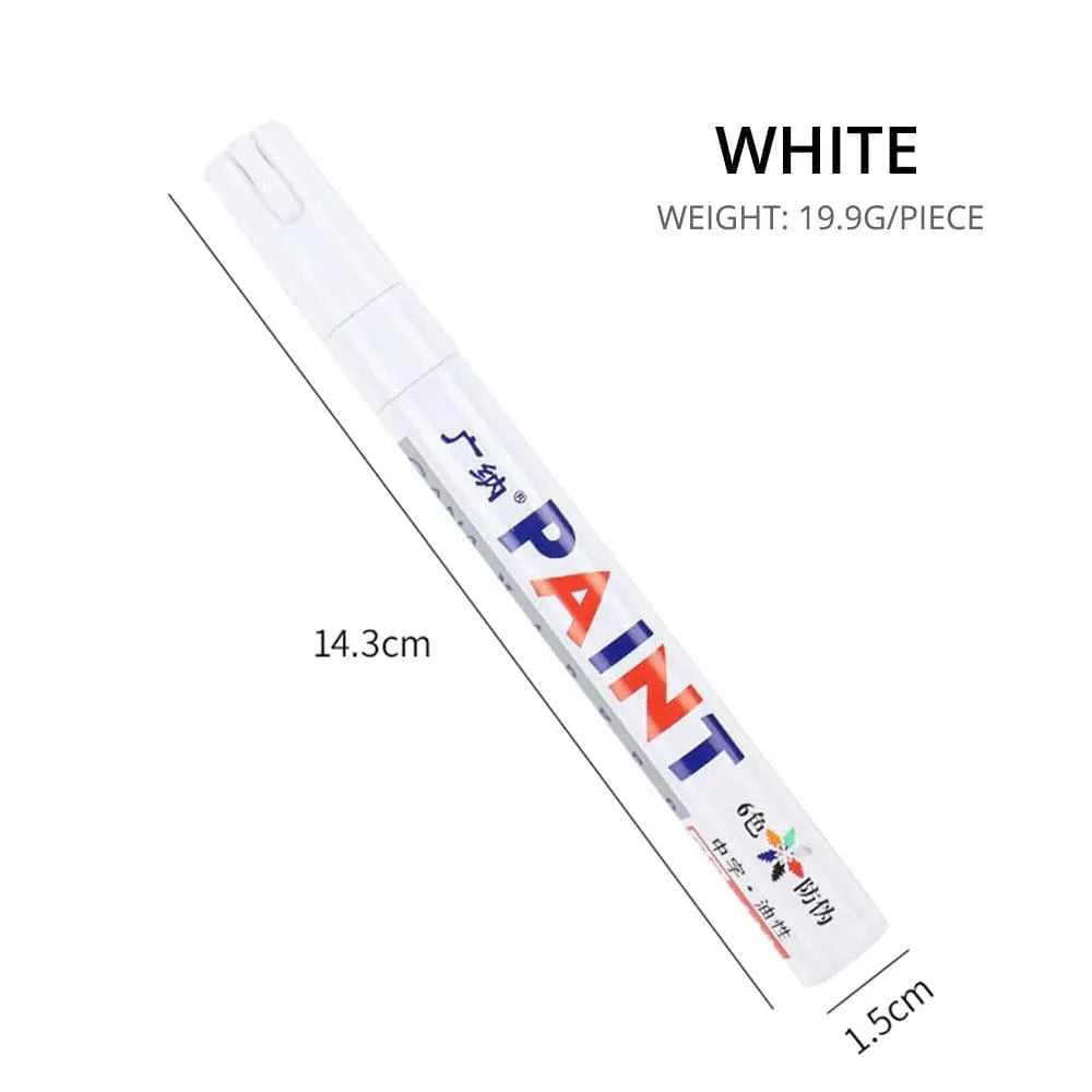 Precision Tire Marker Pens, Waterproof Permanent Paint Markers for Car Tires Lettering