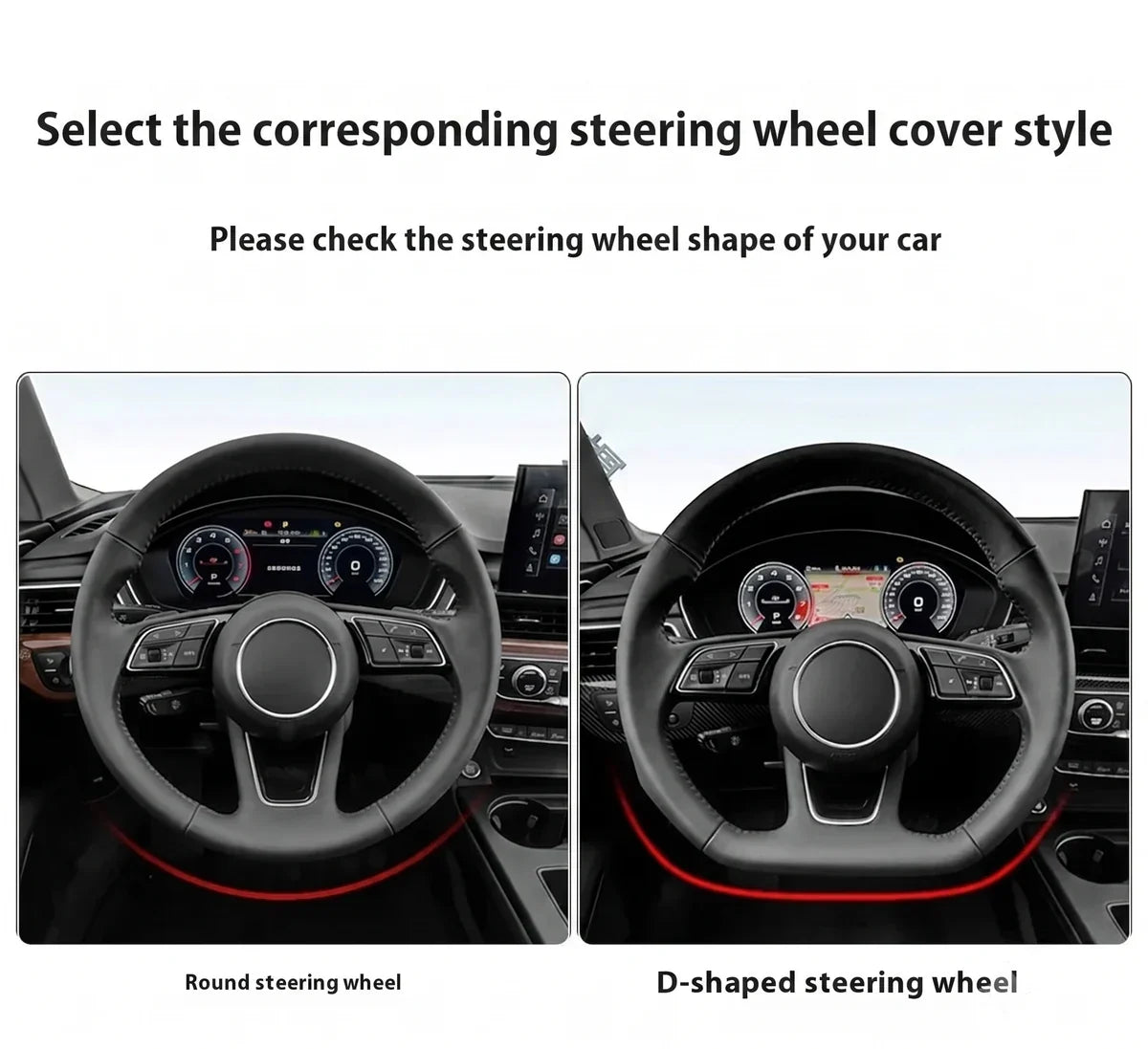 Lexus F SPORT Carbon Fiber Leather Steering Wheel Cover